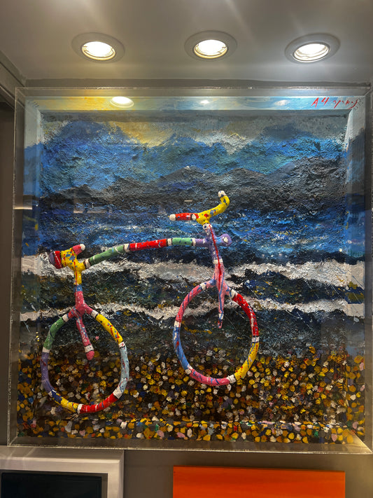 Colorful Bicycle on Beach