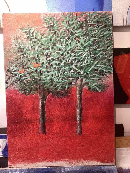 Olive Tree, Xanthi Ioannidou, 70 × 100 cm