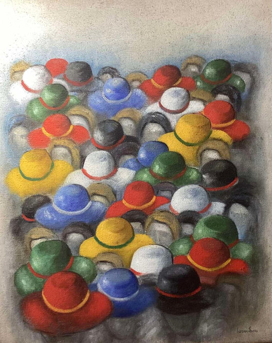 Hats, Xanthi Ioannidou, 100x80 cm
